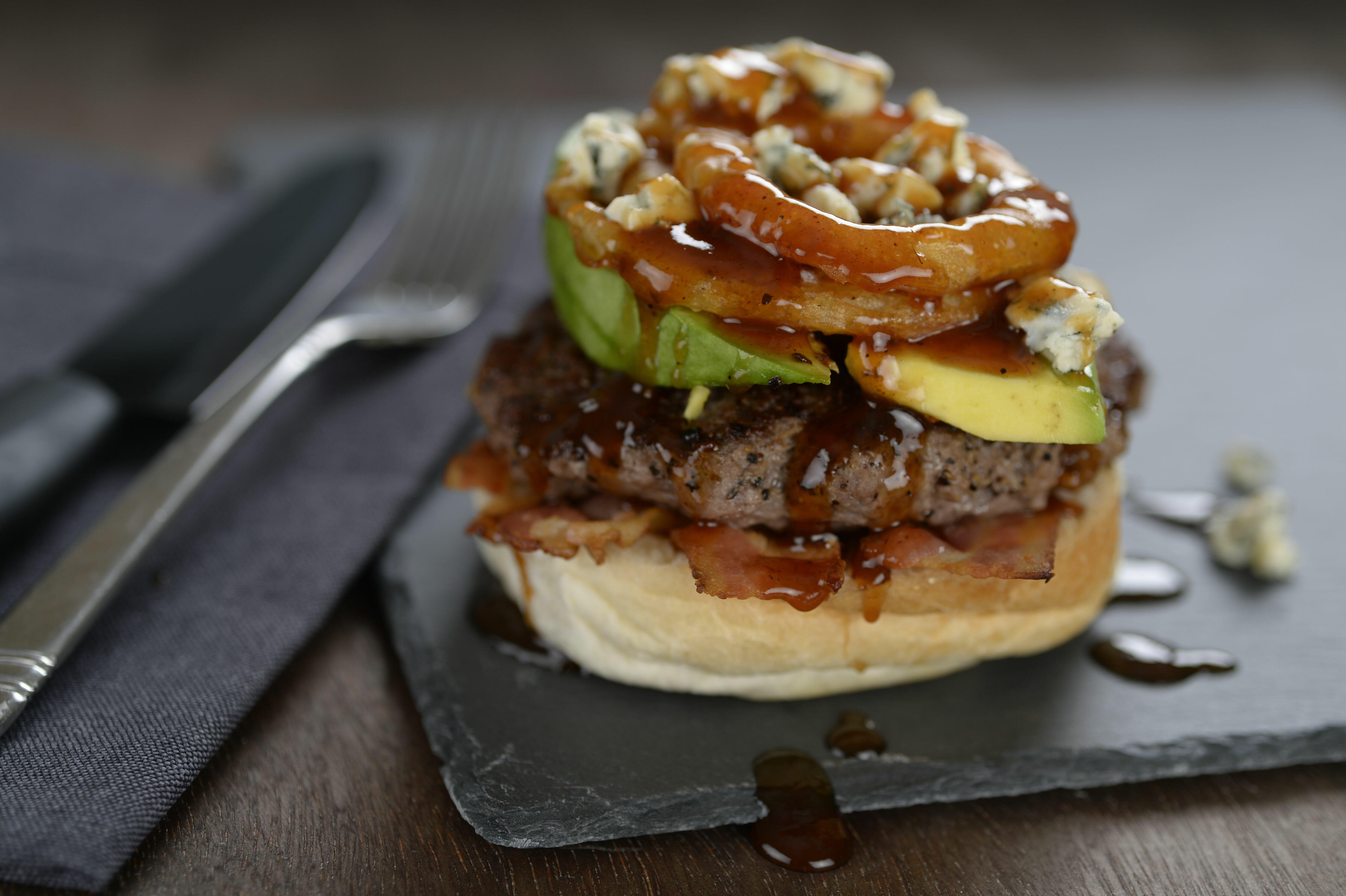 The Pepper Jelly BBQ Burger - Tanya's Kitchen