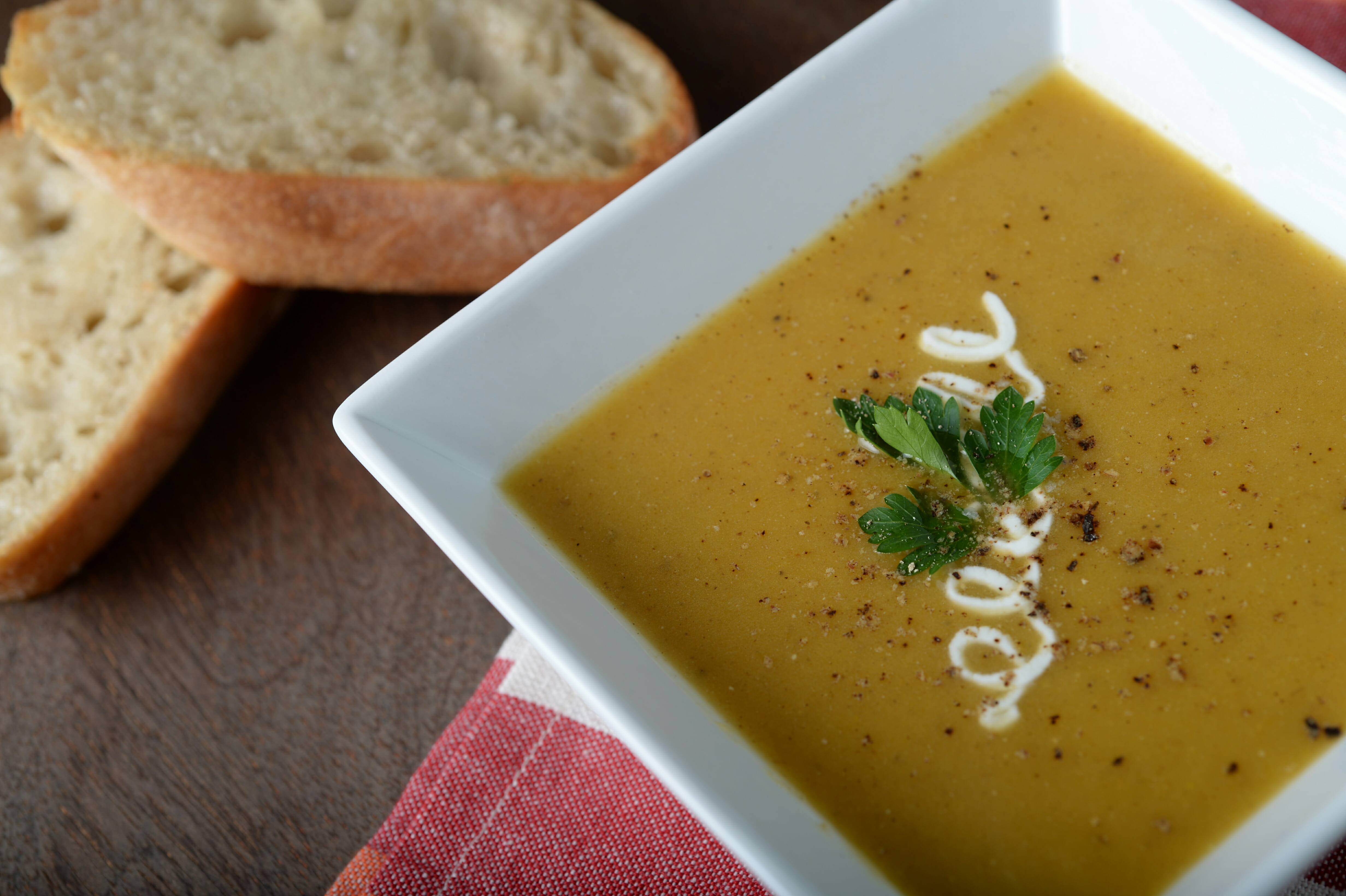 Curried Butternut Squash Soup - Tanya's Kitchen